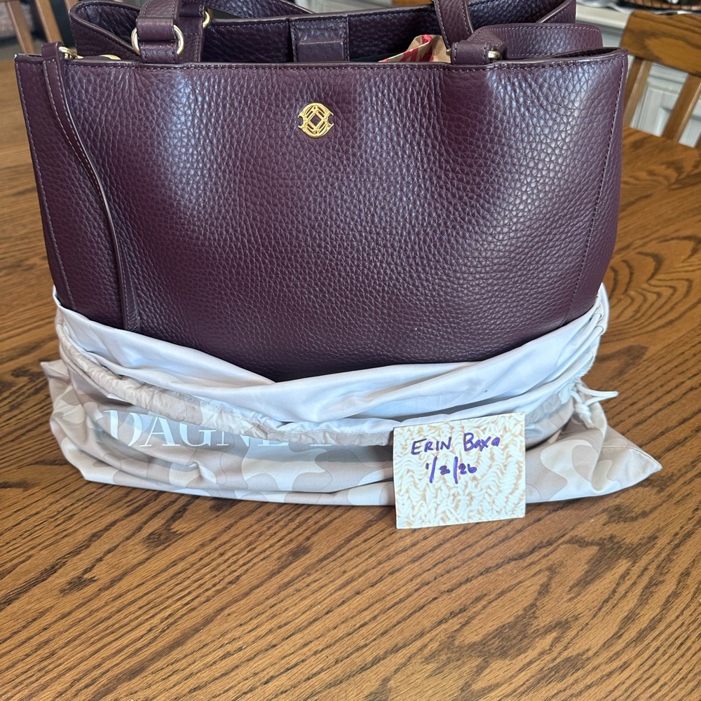 Dagne Dover Oxblood Allyn Tote - Picture 7 of 8